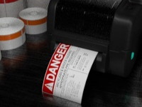 arc flash printer labels